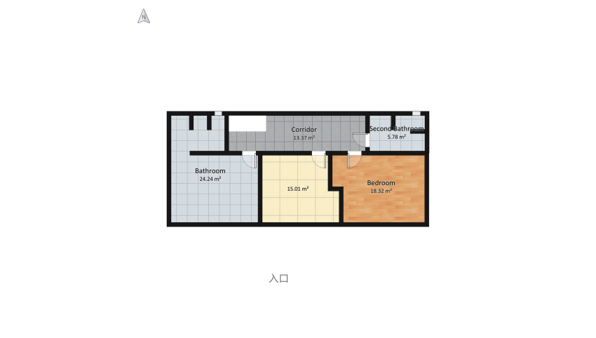 VILLA CUBE extension floor plan 674.66