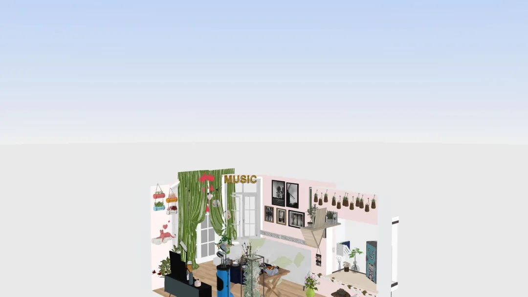 Valerie's Copy of 【Living Room】 3d design renderings