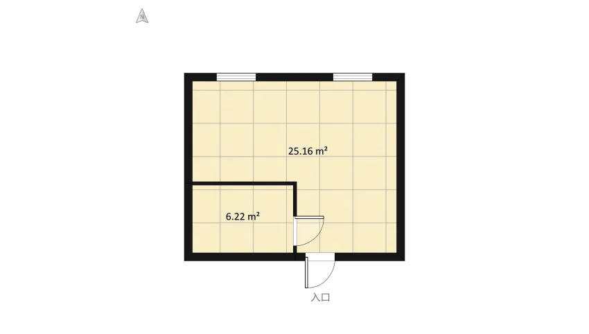 【System Auto-save】Студия 32,2 потолки 3,9 floor plan 31.39