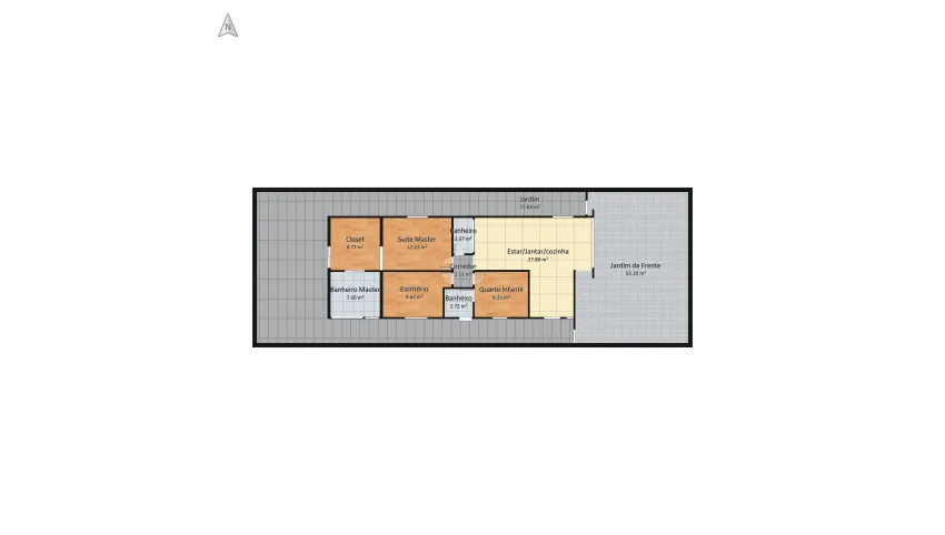 3 Casa Nascentes do Tarumã Modificada floor plan 213.35