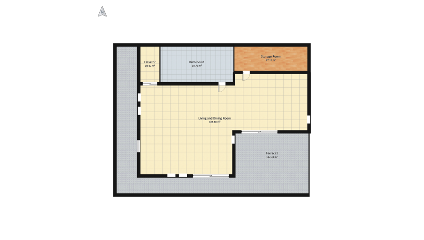 Empty Room floor plan 1789.23