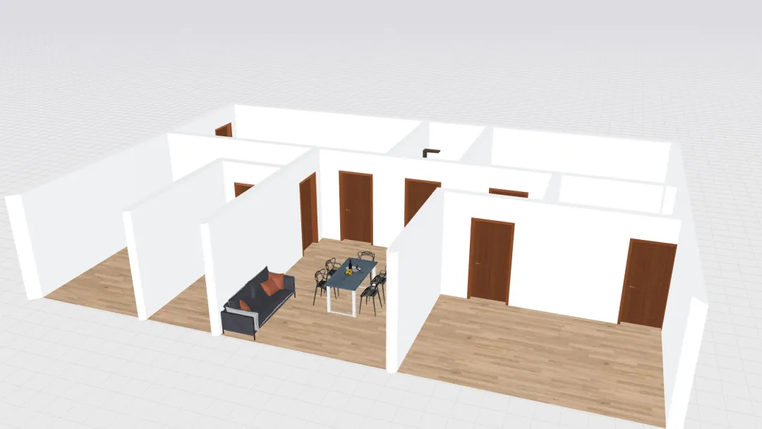 planta da casa 3d design renderings