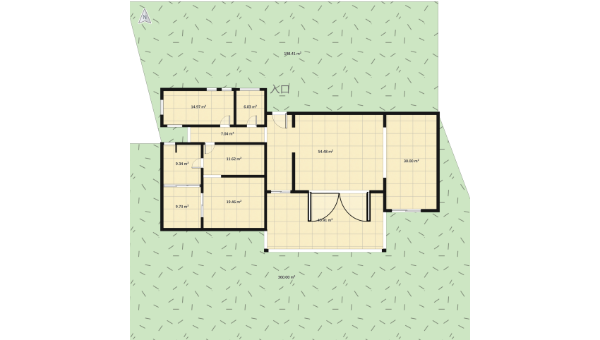 beach house floor plan 646.38