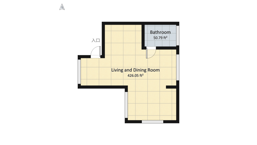 Mya's Apartment floor plan 99.01