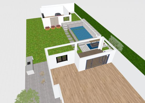 existing garage w pool (casita hidden) Design Rendering