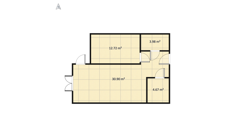 Copy of flat flat 2 floor plan 55.9