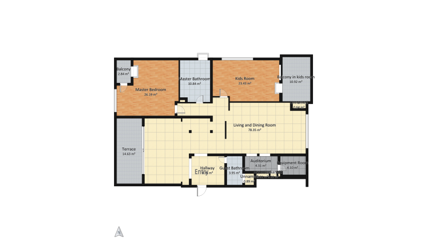 New apartment floor plan 190.07
