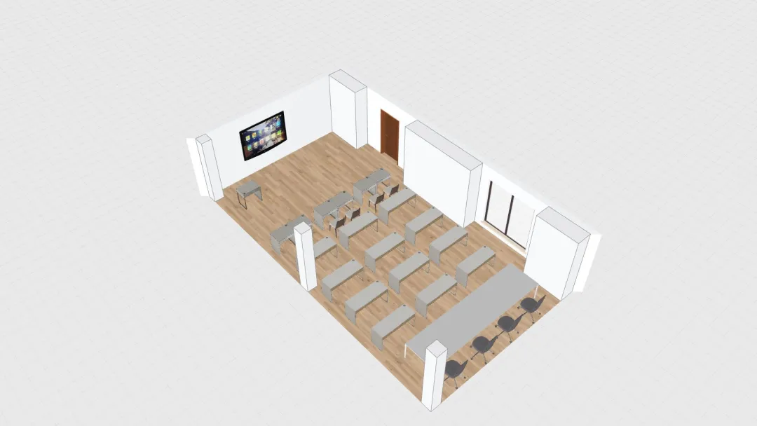 lecture room 2 3d design renderings