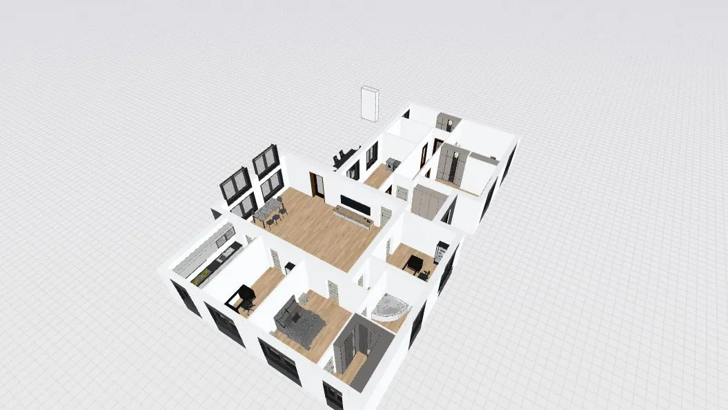 Copy of 1-floor-1-house 3d design renderings