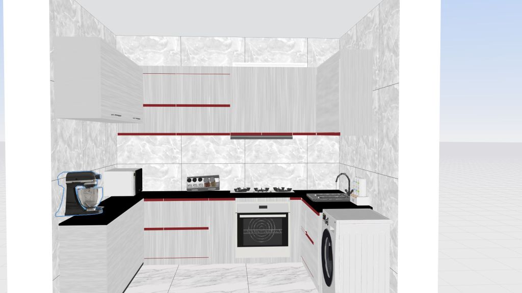 المطبخ 3d design renderings