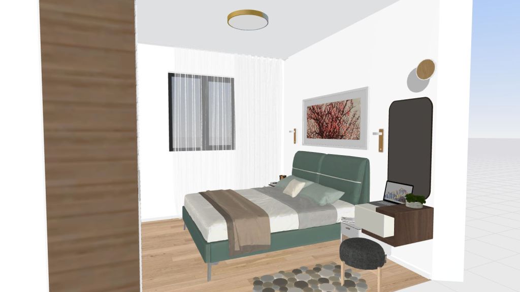 bedroom 3*3 3d design renderings