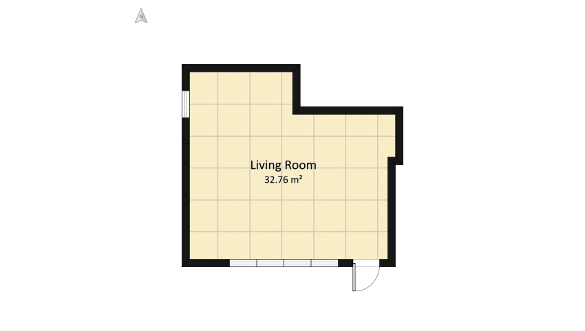 Dnevna soba floor plan 32.77
