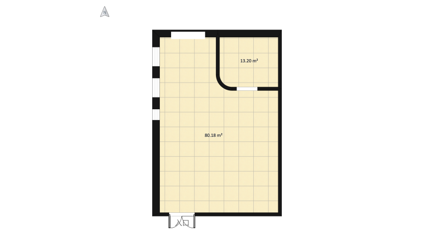 5 Wabi Sabi Empty Room floor plan 80.25