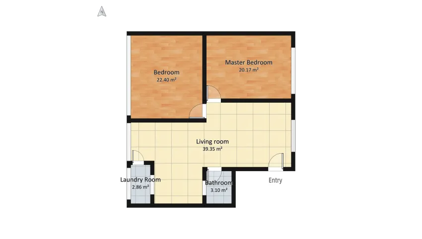 Copy of Room 2- Bold Colors and Geometry floor plan 98.19