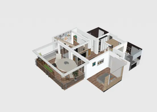 # Nature Inspired Condo Renderização de Design
