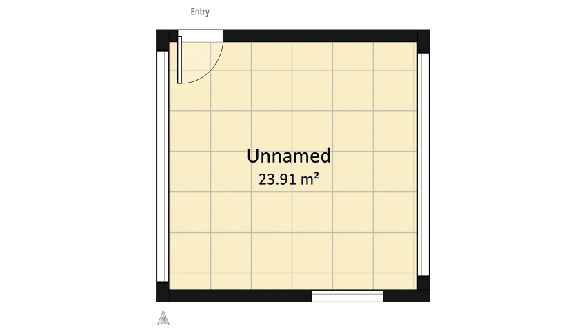 04 Homestyler - Custom 16'x16' Loft Room floor plan 23.92