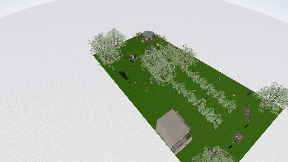 Zona verde di Volon 3d design renderings