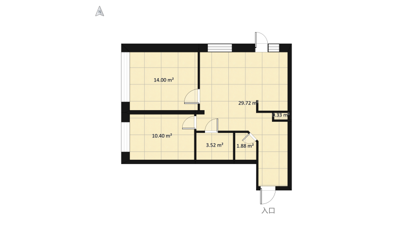 Natalya_1 floor plan 69.05