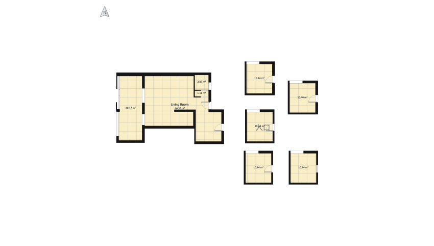 New layout Grosseto cucine floor plan 140.31