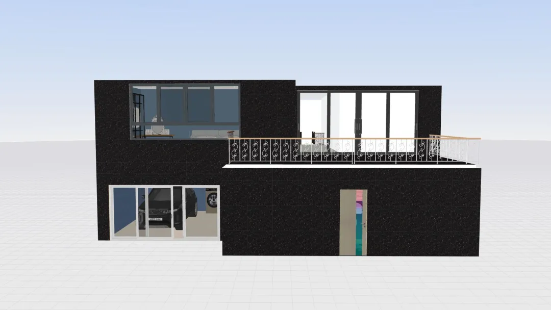 casa moderna 3d design renderings
