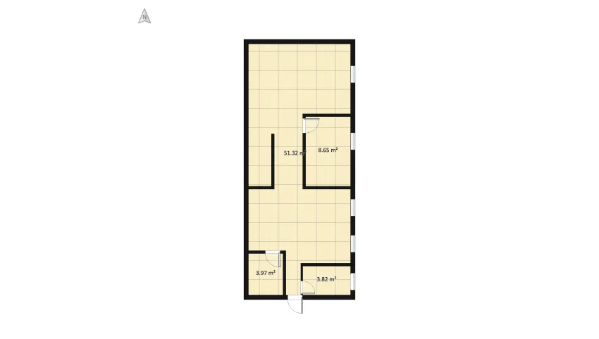 Fancy Basement floor plan 67.77
