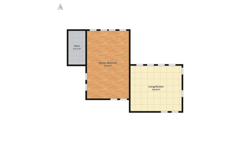 Modern House floor plan 151.82
