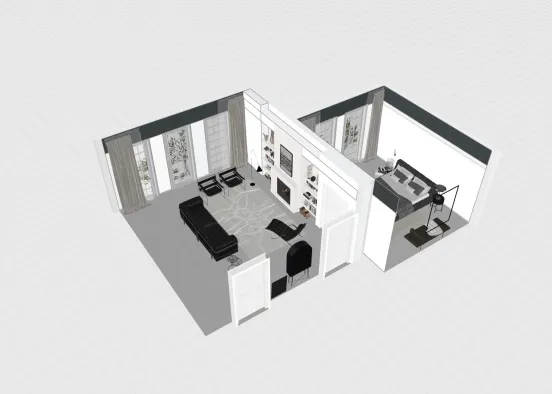 Bauhaus Style Suite_copy Design Rendering