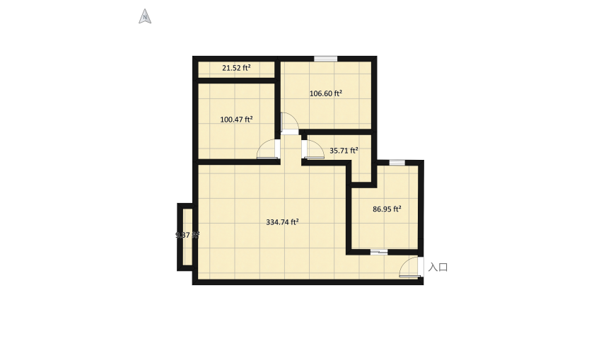 modern apartment floor plan 57.31