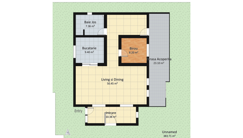 My House - V2 floor plan 714.8