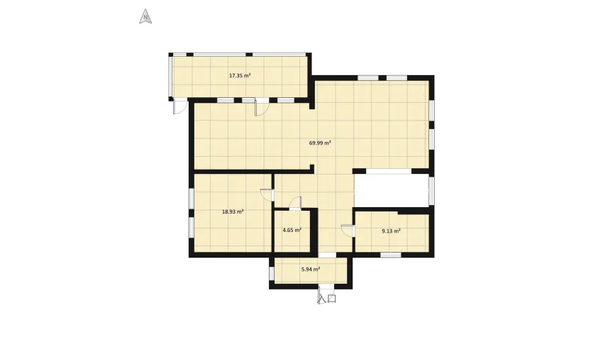house for a young family floor plan 427.73
