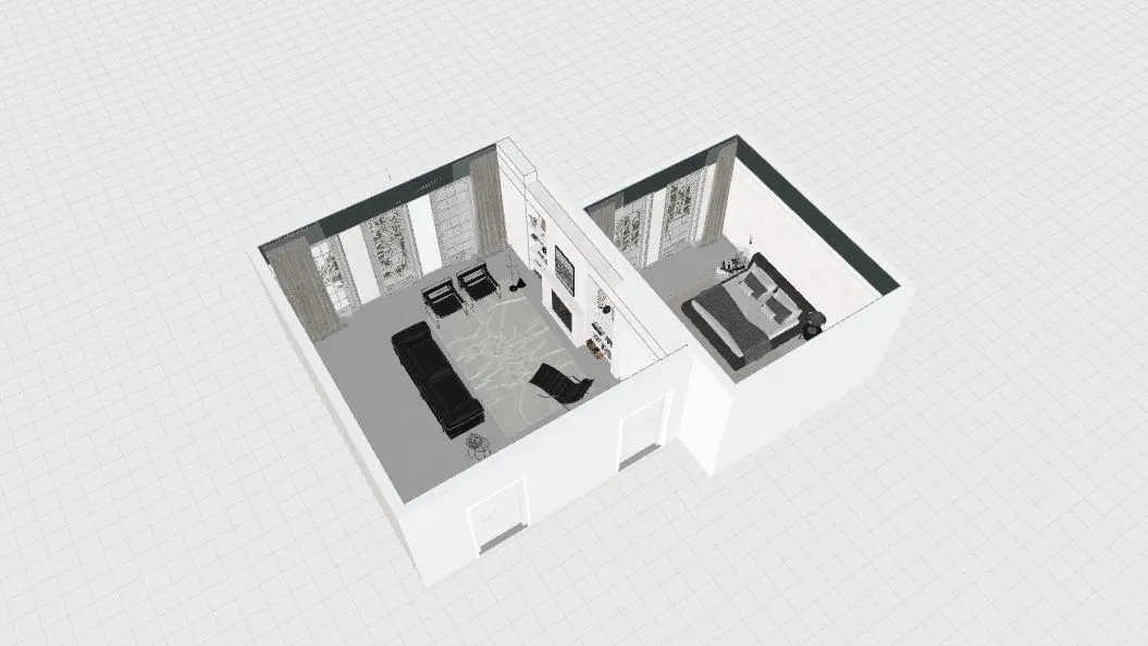 Bauhaus Style Suite 3d design renderings