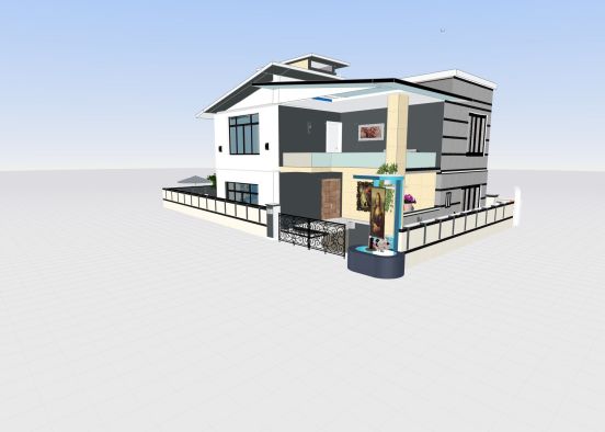modern house Design Rendering