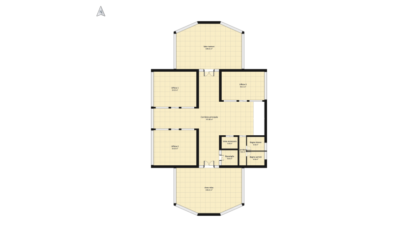 Ufficio floor plan 1335.86