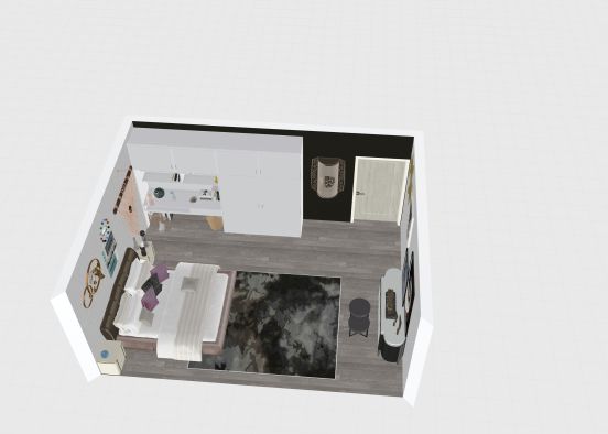 Bedroom design exemplar - Fatimah Design Rendering