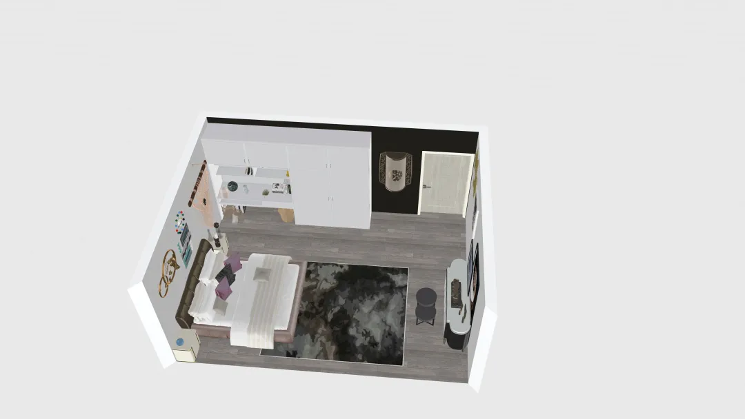 Bedroom design exemplar - Fatimah 3d design renderings