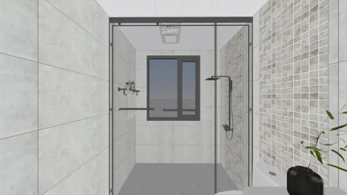 moderna casa con dos baños y dos habitaciones