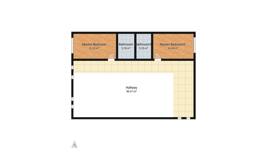 Modern Villa floor plan 1336.37