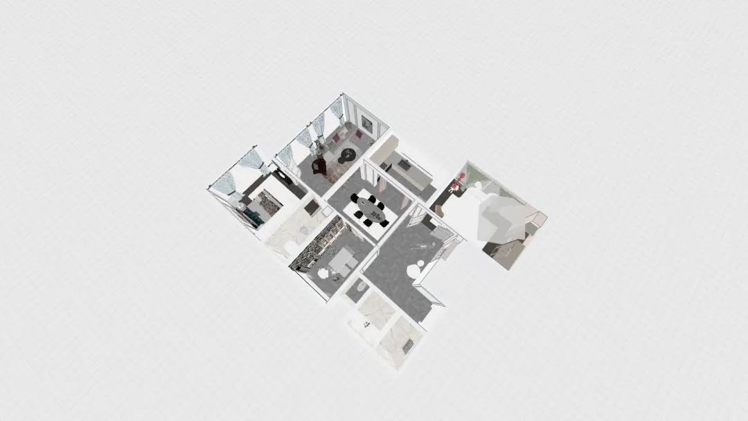 10 Three Bedroom Modern Luxurious Design_copy 3d design renderings
