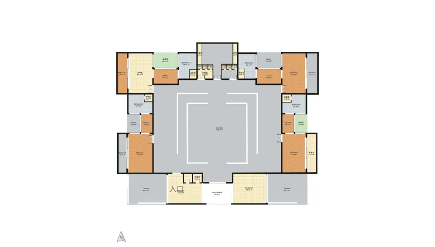 Zodiac Palace floor plan 3935.78