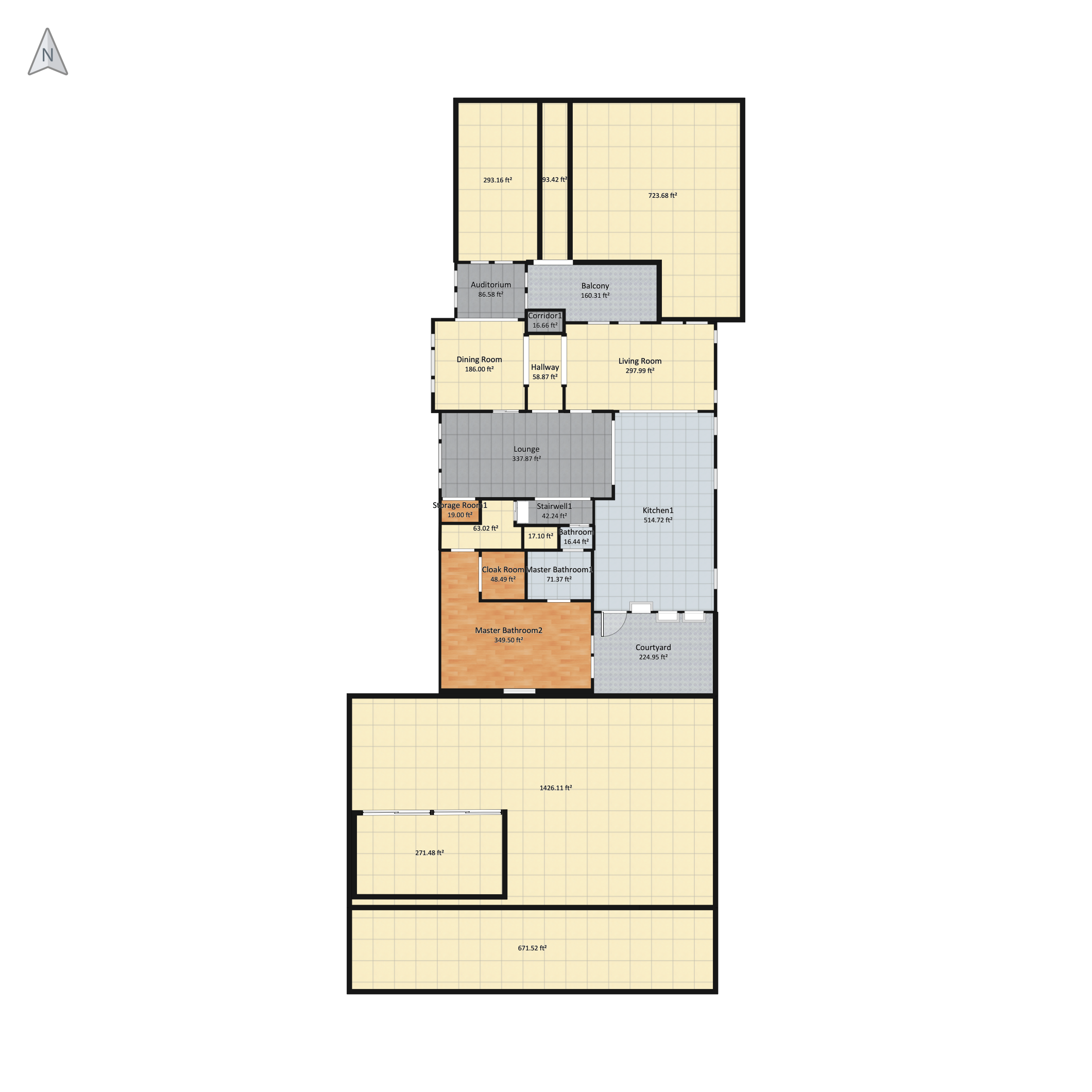 PLAN B MASTER PLAN B Design Ideas & Pictures (964 Sqm)-Homestyler