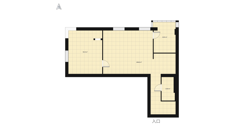Apartment at Aktau city 3 microdistrict 18 building floor plan 146.54
