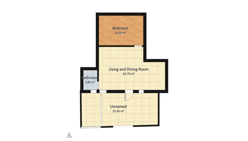 Great-grandmother's house floor plan 67.57