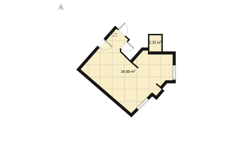 Un tocco di azzurro floor plan 30.58