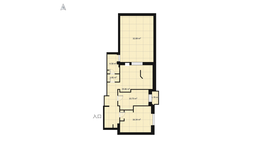 Copy of Magrini_Ipotesi3 floor plan 112.24