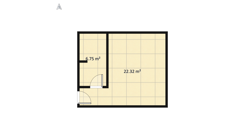Master Bedroom - Industrial-Modern Concept floor plan 31.68