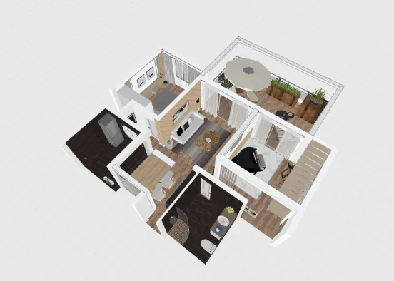 cool AI home!! Design Rendering