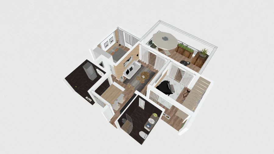 cool AI home!! 3d design renderings