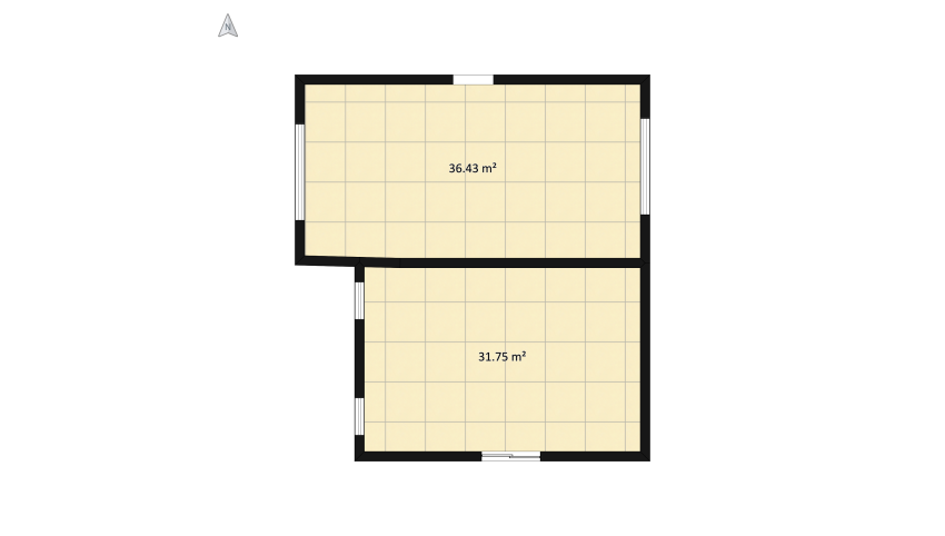 Kitchen project floor plan 74.11