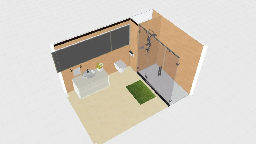 Prady Bathroom 1 3d design renderings