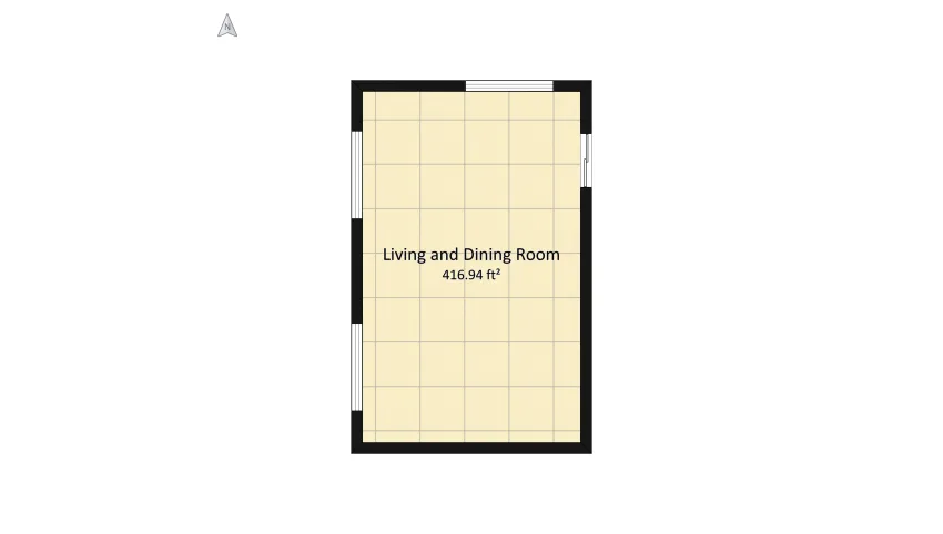 v2_Living/Dining Space floor plan 42